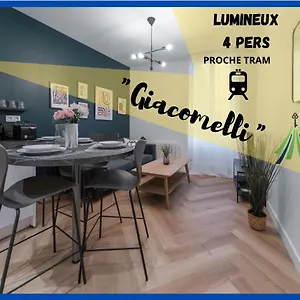 ⟬giacomelli⟭ Quartier Calme⁕wifi⁕proche Michelin⁕ Appartement